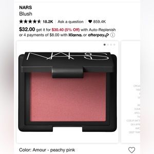 NARS blush BNIB